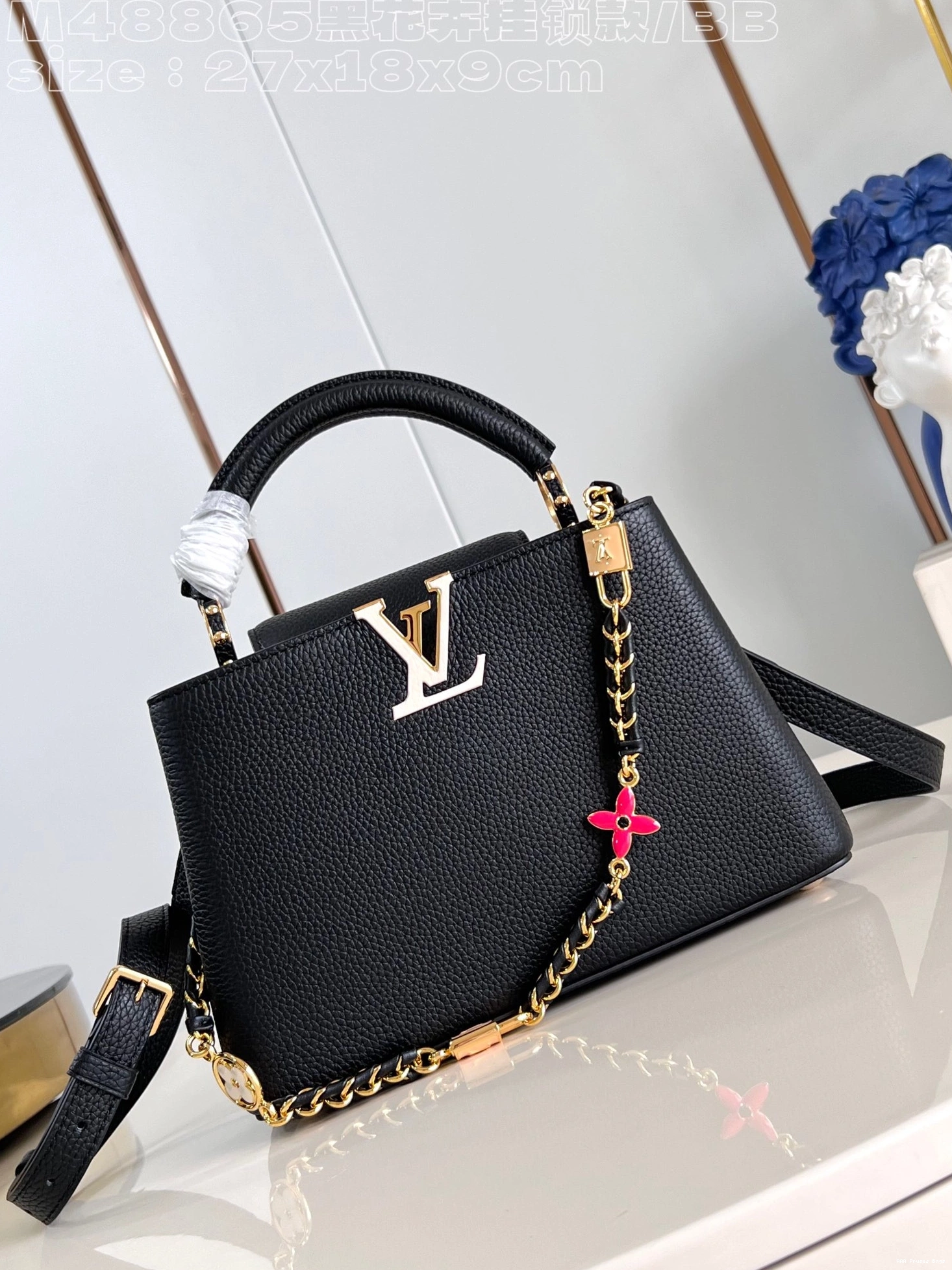 AAA Pruses Bags BB-27*18*9CM VUITTON CAPUCINES LOUIS 0713